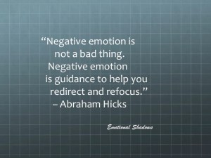 Negative emotions