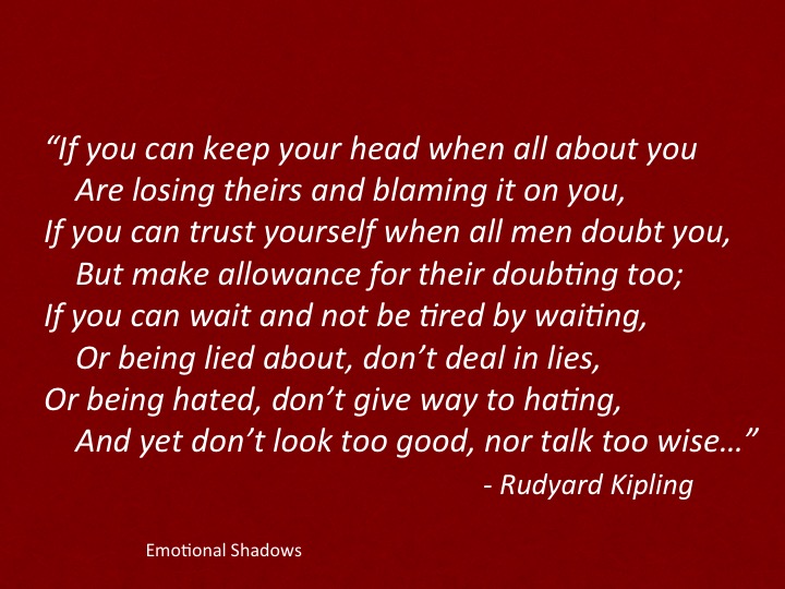 Quote from Rudyard Kipling's poem If