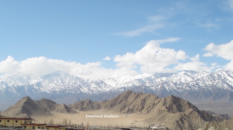 Snow covered mountains