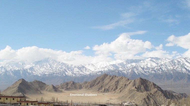 Snow covered mountains